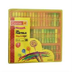 Camel Oil Pastel In Plastic Box - 50 Shades